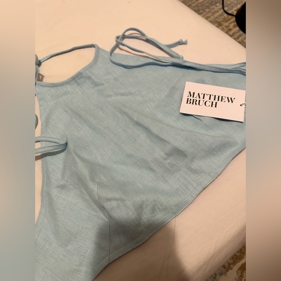 MATTHEW BRUCH
Tie Halter Crop Top - Picture 5 of 5